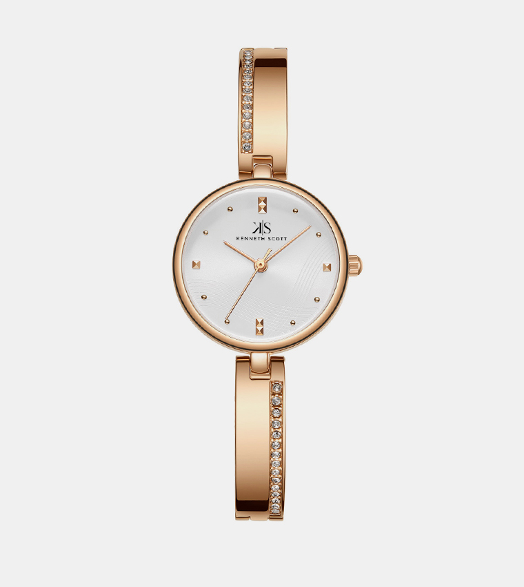 White Dial Analog Watch