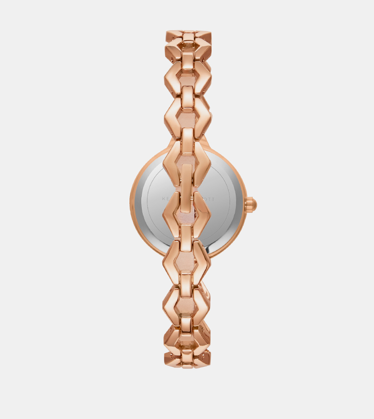 Pink Dial Analog Watch