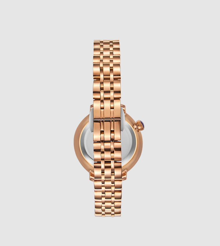 MOP Dial Analog Watch