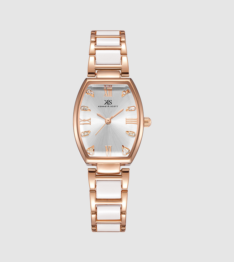 White Dial Analog Watch