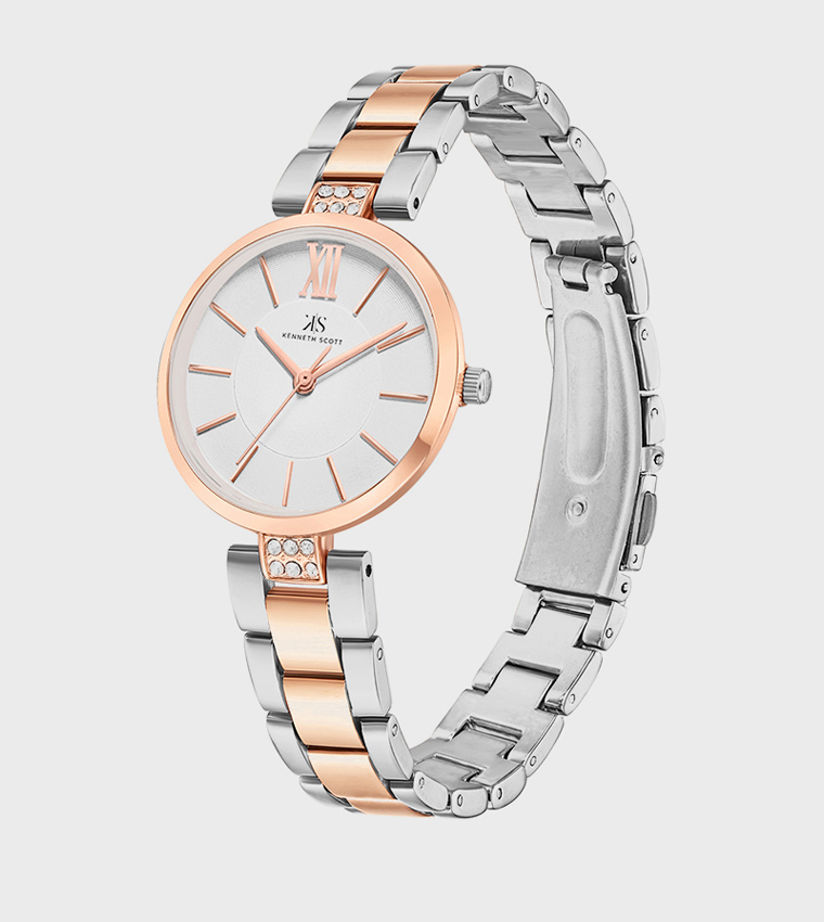 White Dial Analog Watch
