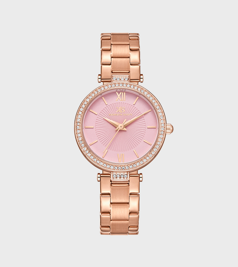 Stone Studded Analog Watch