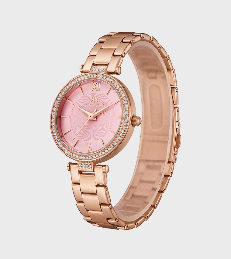 Stone Studded Analog Watch
