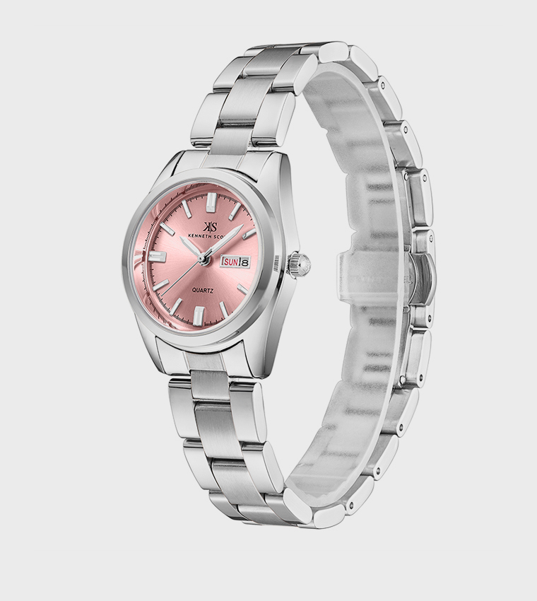 SL25 Movement Pink Dial Analog Watch