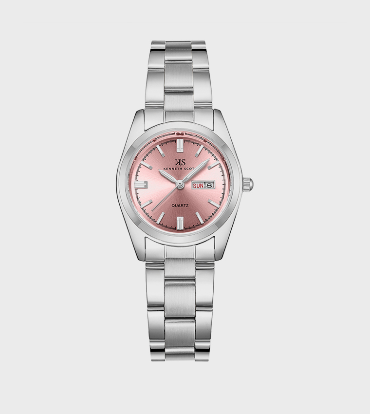 SL25 Movement Pink Dial Analog Watch