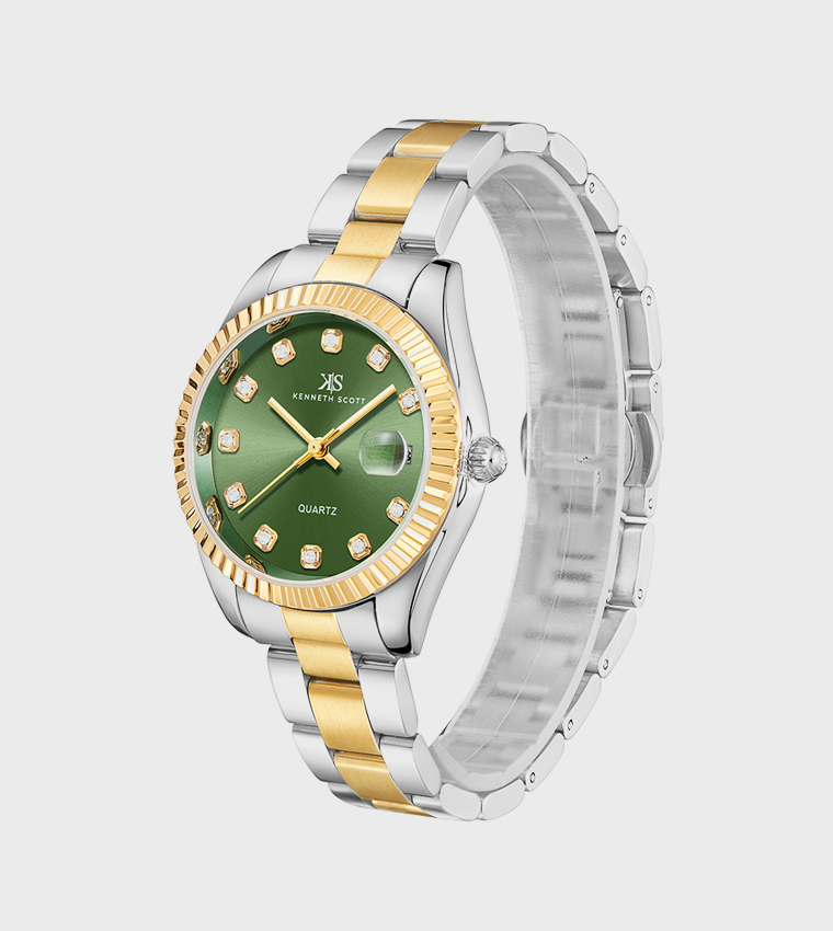 SL28 Movement Stone Studded Analog Watch