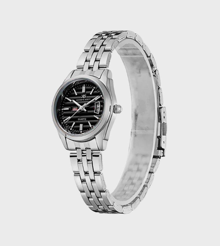 Black Dial Analog Watch