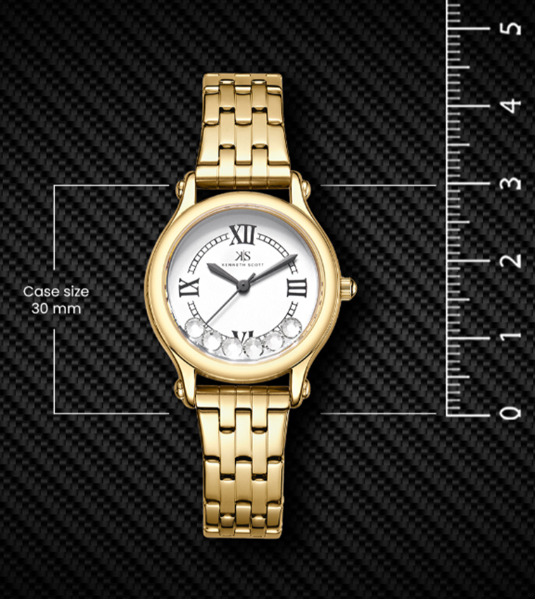 White Dial Analog Watch