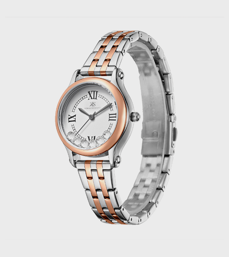 White Dial Analog Watch