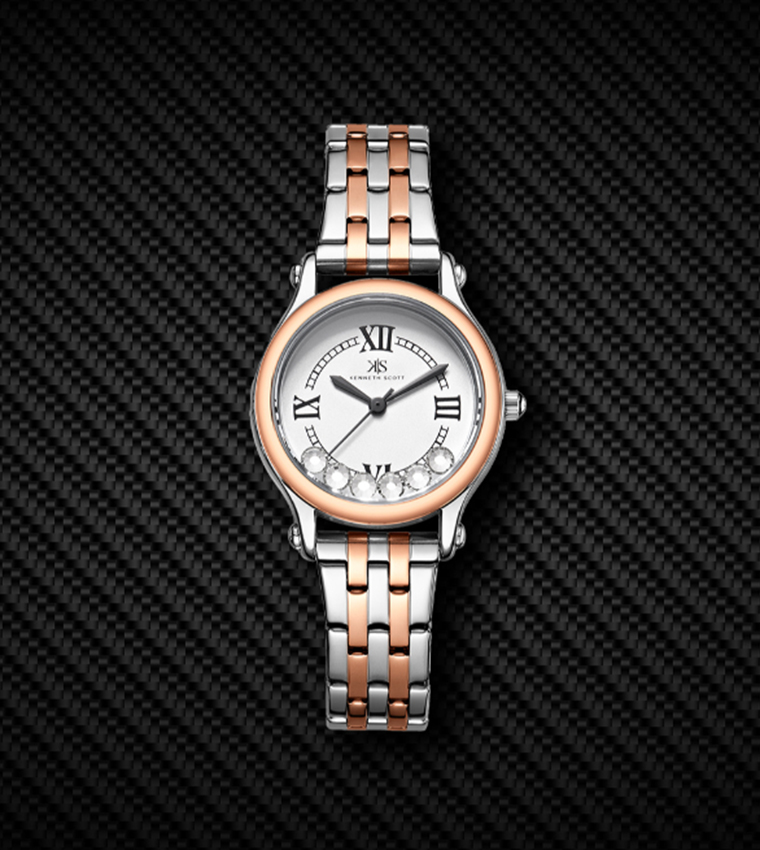 White Dial Analog Watch