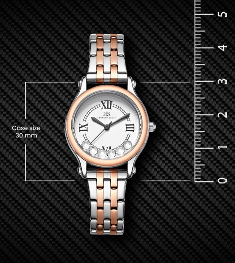 White Dial Analog Watch