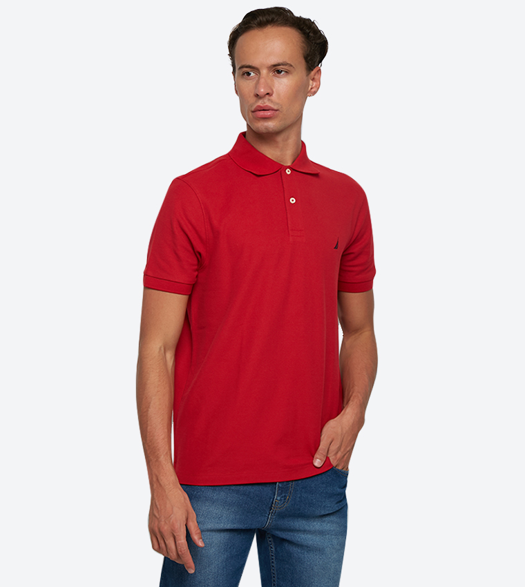 Nautica Short Sleeve Classic Collar 