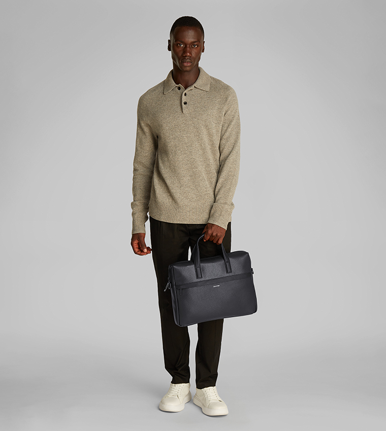 Textured Laptop Bag
