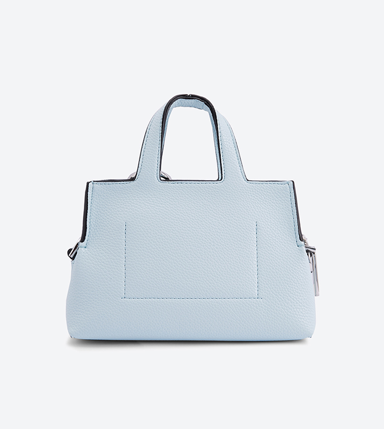 Calvin klein blue store tote bag