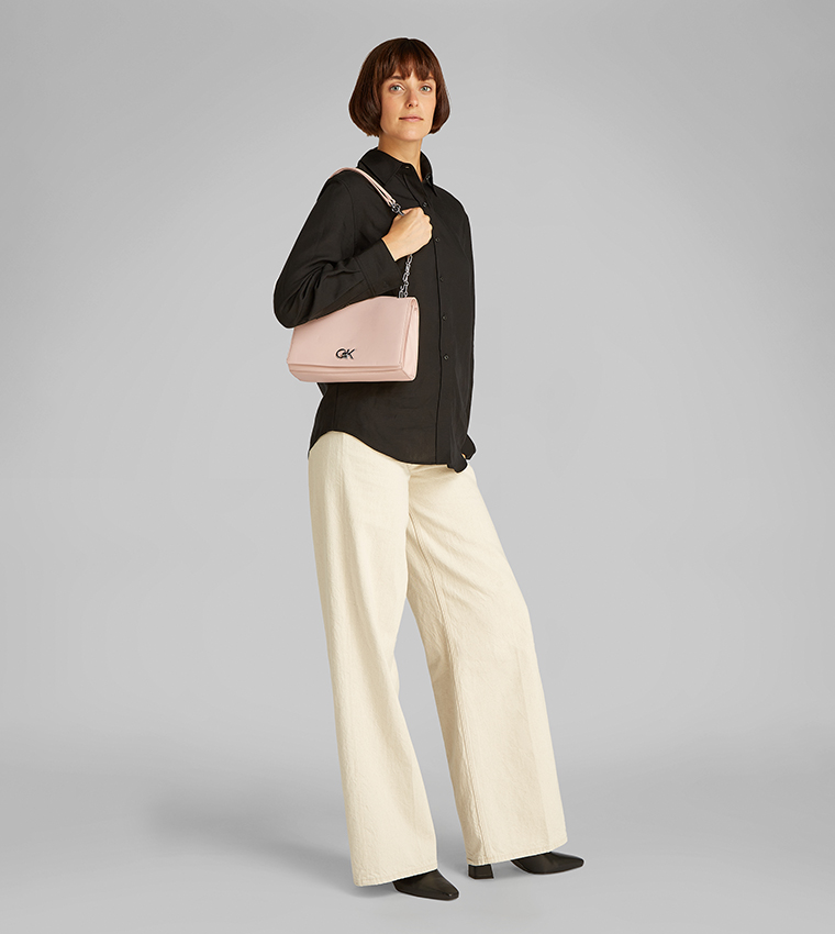 Monogram Detail Shoulder Bag