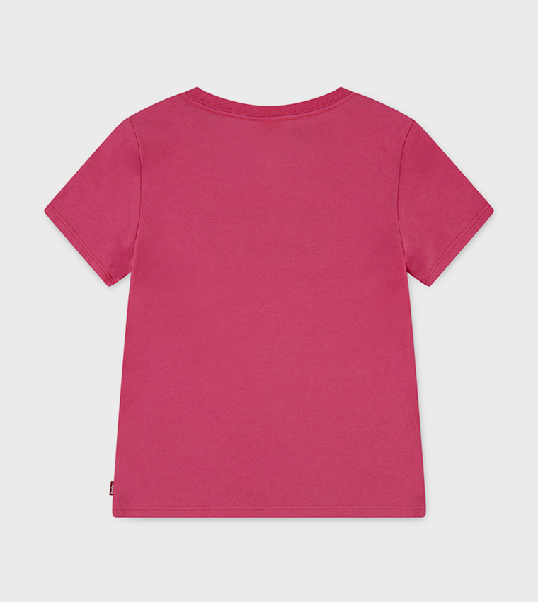 Batwing Logo Printed Crew Neck T-Shirt