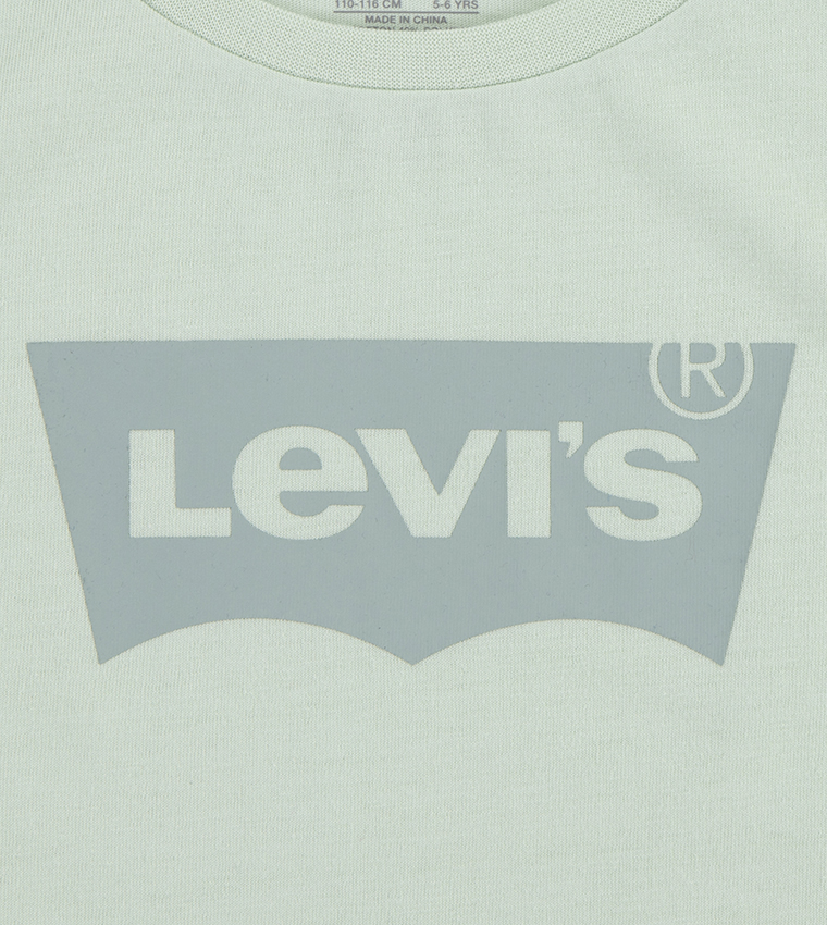 Batwing Logo Printed Crew Neck T-Shirt