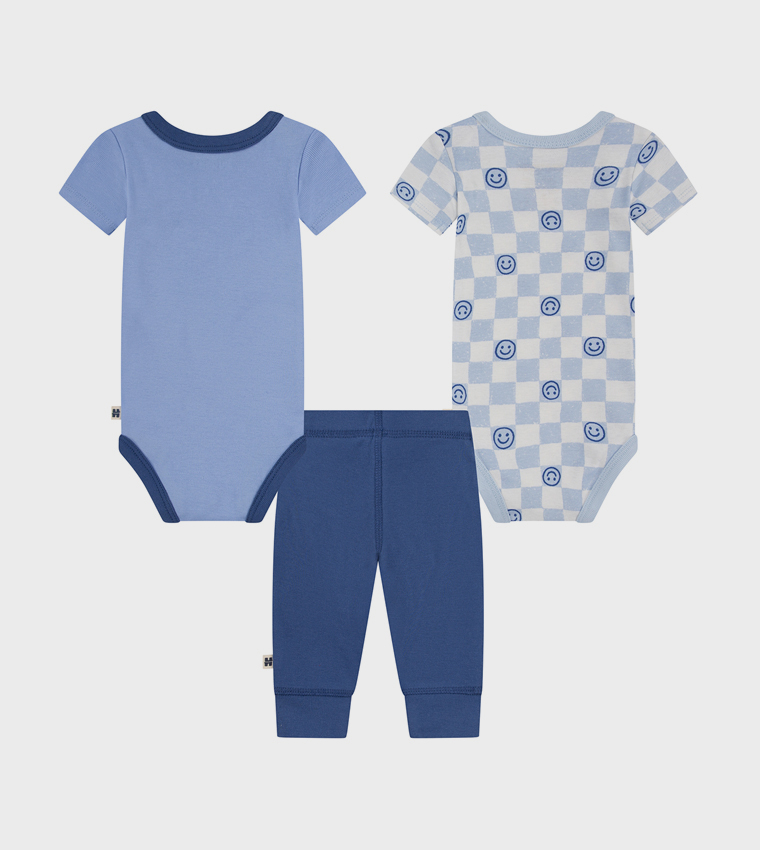 3-Piece Printed Short Sleeves Clothing Set