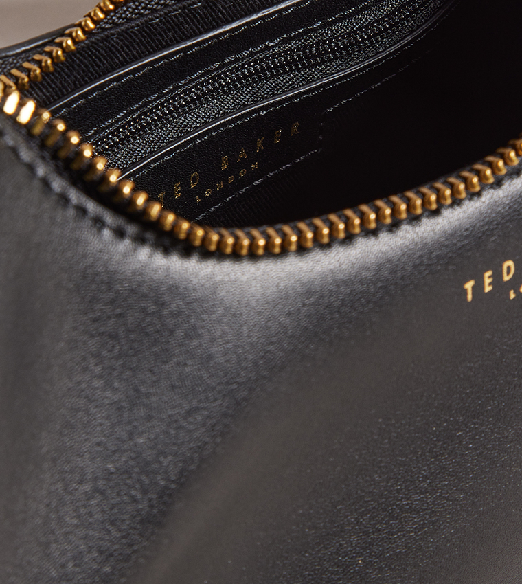 KAELYIN Studded Trim Hobo Bag