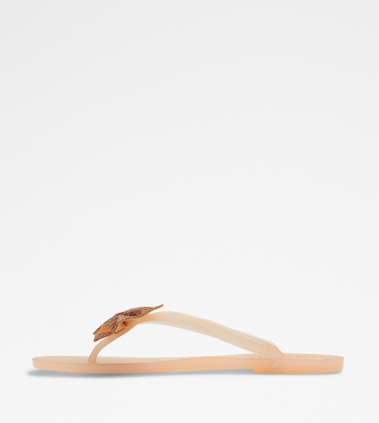 Aldo bow hot sale slides
