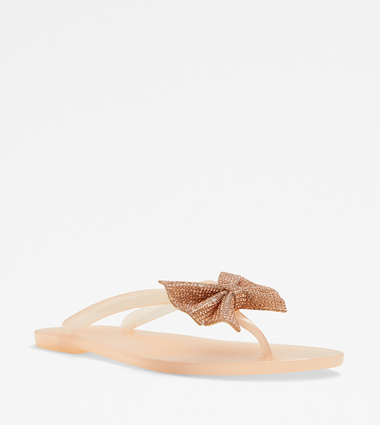 Aldo bow flip flops cheap