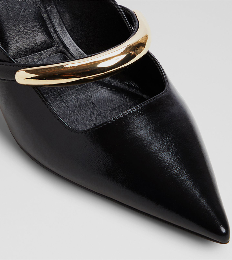KAILIDDA Pointed Toe Mule Pumps