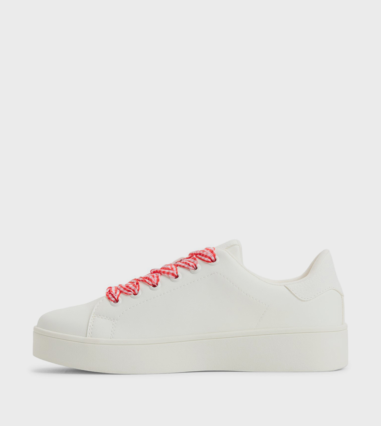 KALINAAA Printed Lace-Up Sneakers