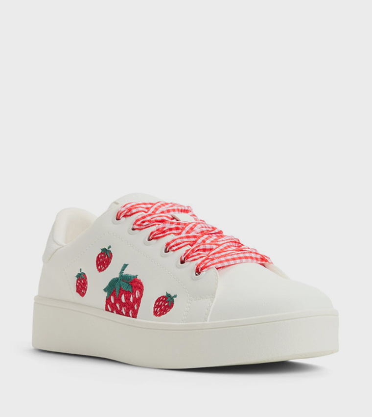 KALINAAA Printed Lace-Up Sneakers