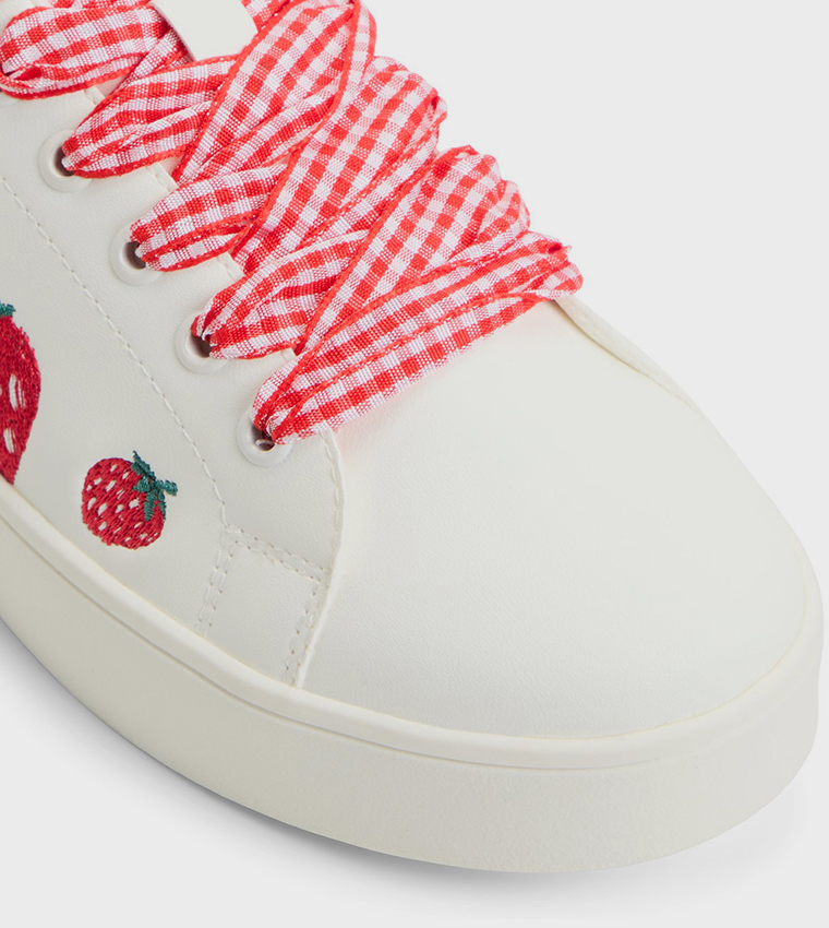 KALINAAA Printed Lace-Up Sneakers