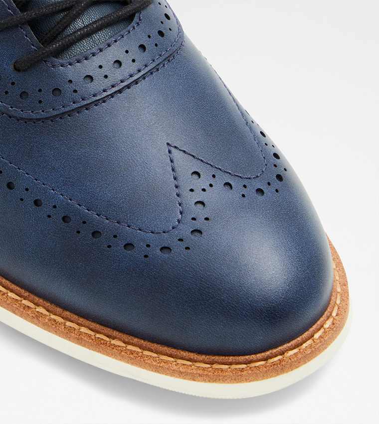 Blue mens brogues top
