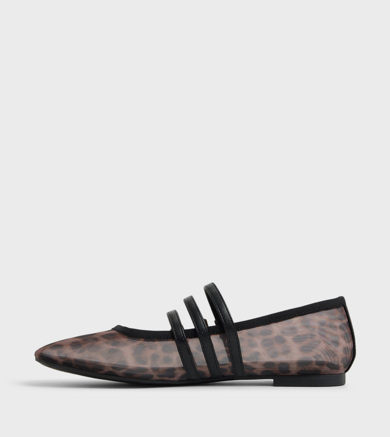 KAMELIE Animal Printed Mary Janes