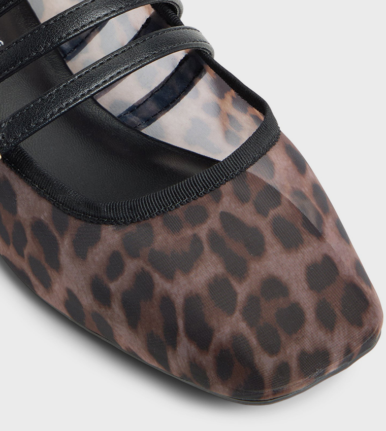 KAMELIE Animal Printed Mary Janes