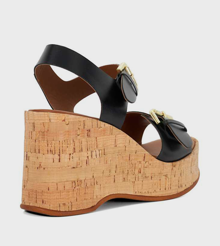 KAMIA Open Toe Wedge Sandals