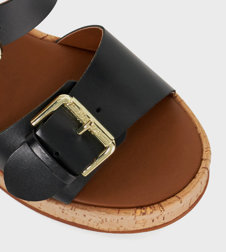 KAMIA Open Toe Wedge Sandals