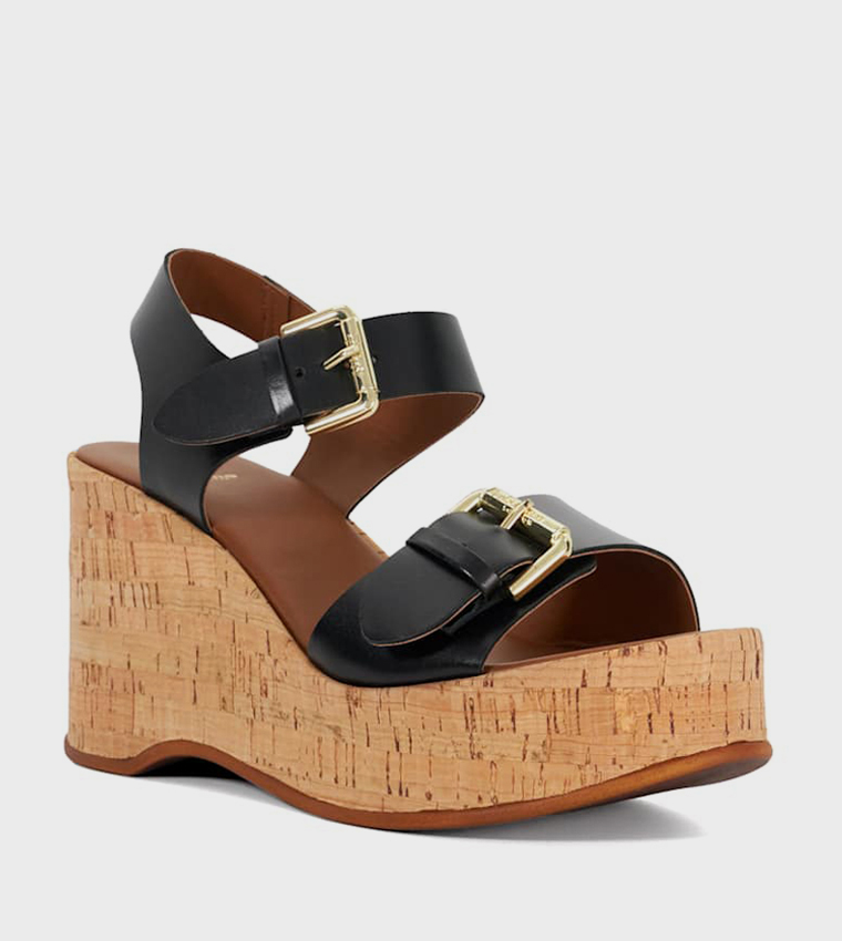 KAMIA Open Toe Wedge Sandals