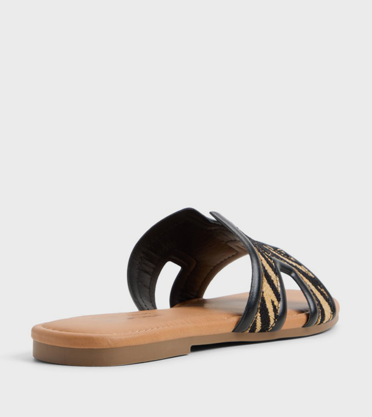 KAMIKO Open Toe Flat Sandals