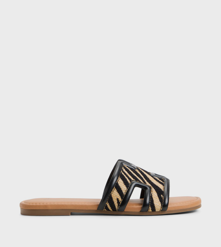 KAMIKO Open Toe Flat Sandals