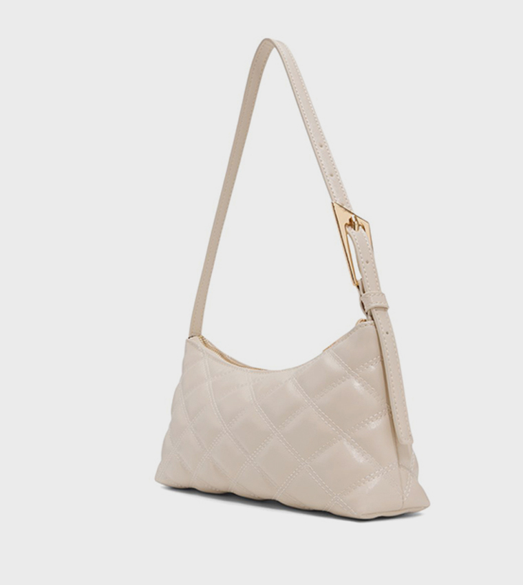 KAMILAA Quilted Zippered Shoulder Bag