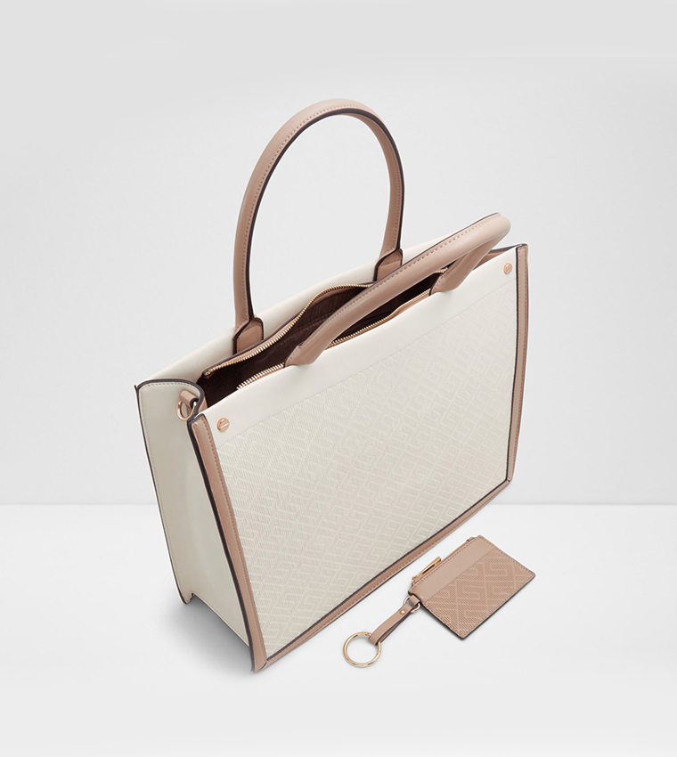 KASPIASSX Textured Tote Bag