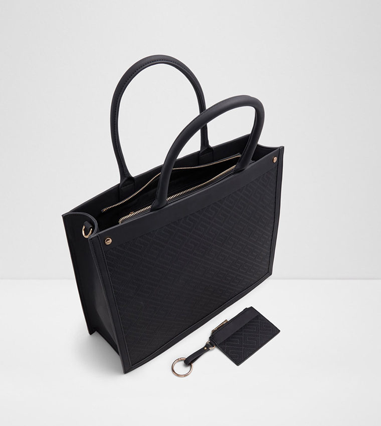 KASPIASSX Textured Tote Bag