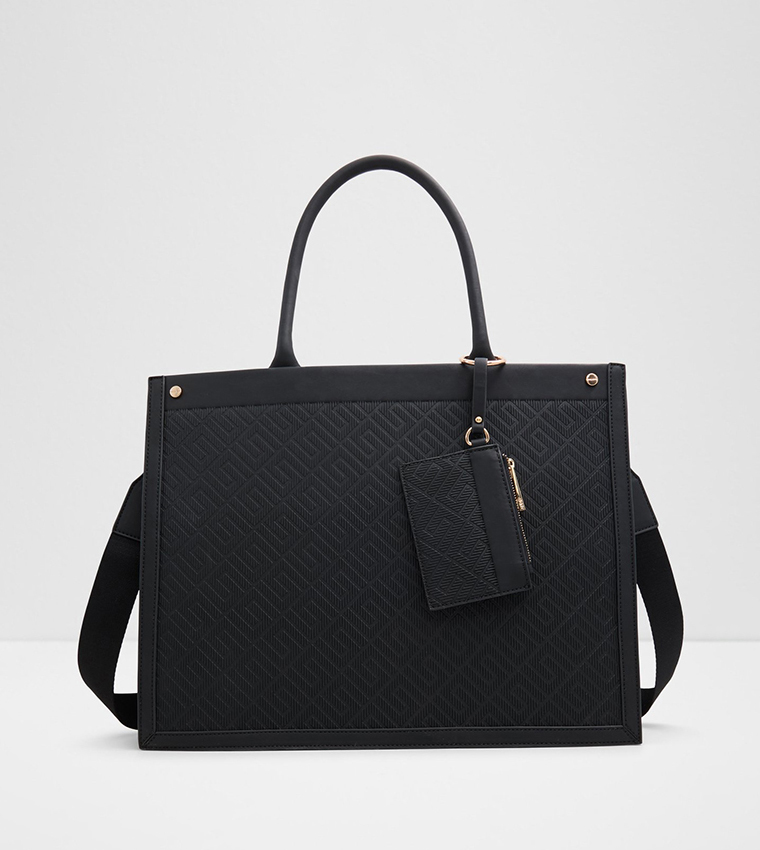 KASPIASSX Textured Tote Bag