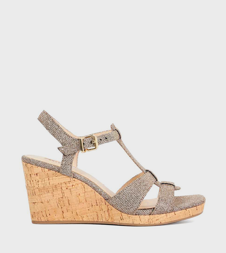 KASTRO Embellished Wedge Sandals