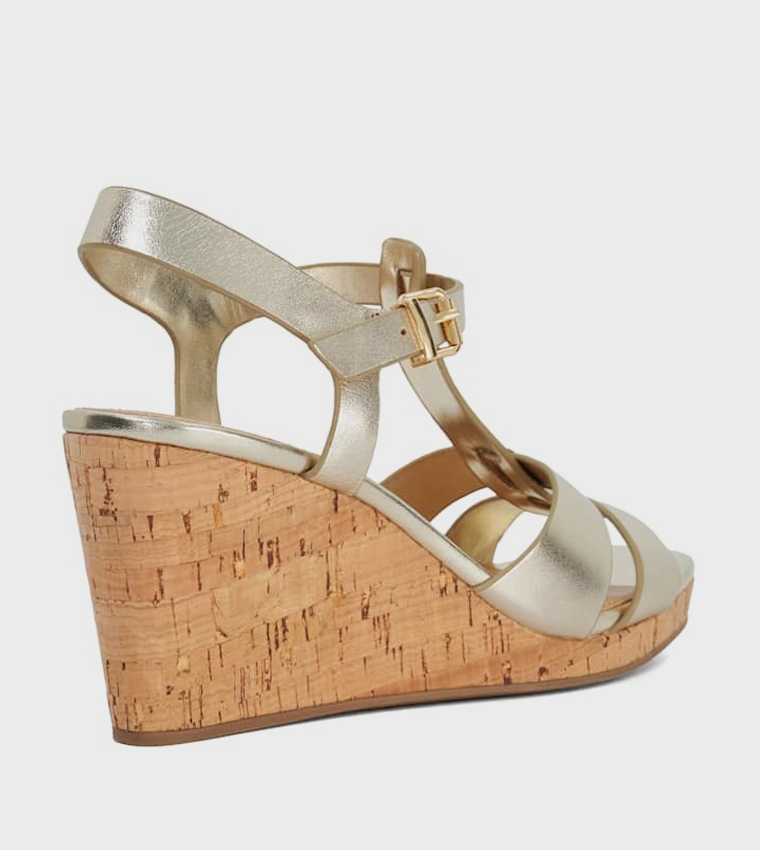 KASTRO Ankle Strap Wedge Sandals