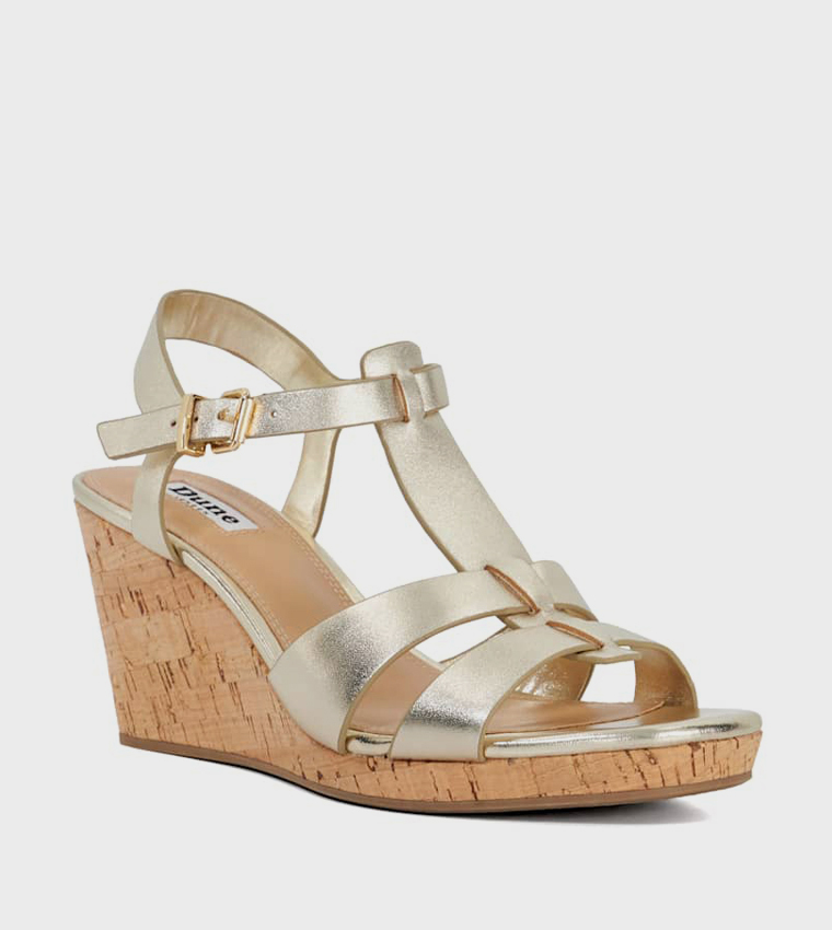 KASTRO Ankle Strap Wedge Sandals