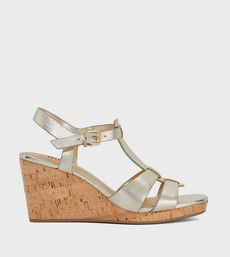 KASTRO Ankle Strap Wedge Sandals