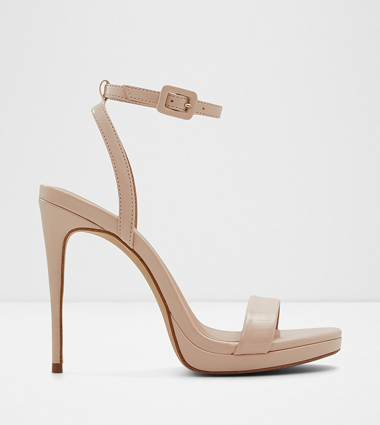 Buy Aldo KAT Ankle Strap Slim Heel Sandals In Bone 6thStreet Qatar