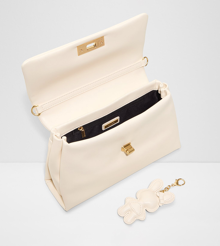 KATE Twist Lock Crossbody Bag with Charm