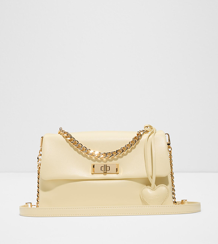 KATE Twist Lock Crossbody Bag with Charm