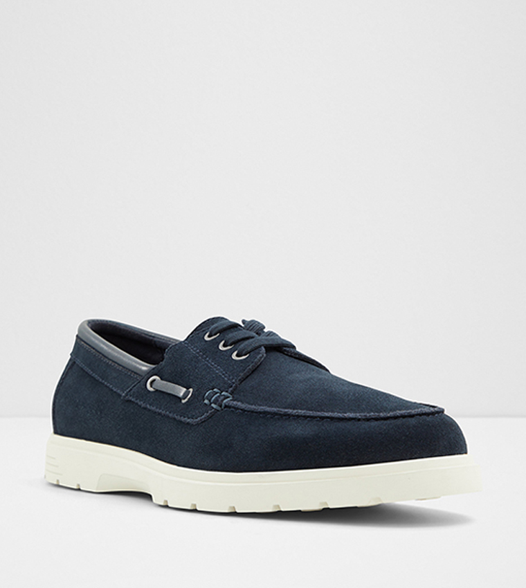 Buy Aldo KAYS Round Toe Boat Shoes In Blue 6thStreet Bahrain