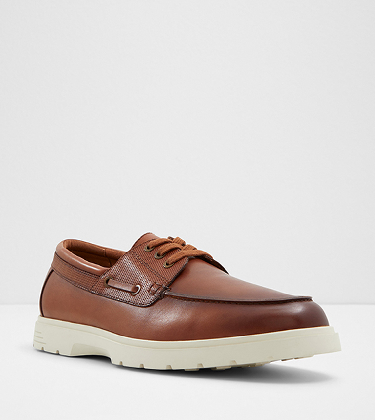 Buy Aldo KAYS Round Toe Boat Shoes In Brown 6thStreet Oman